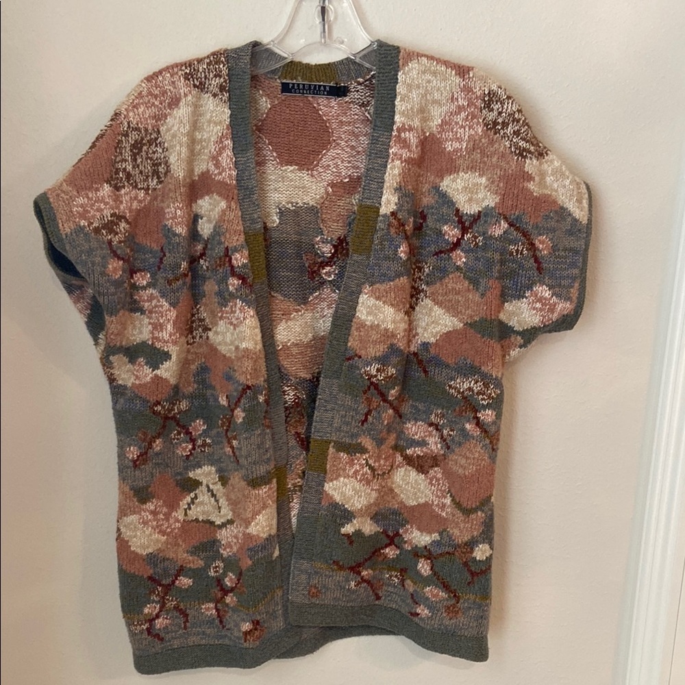 Peruvian Connection Women's Multicolor Cotton Sweater
